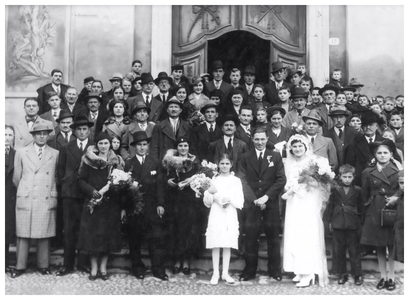 1938_Matrimonio TrincheroGiuseppe con Mazzetti Maria