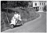 1958_Martinengo Dino in scooter